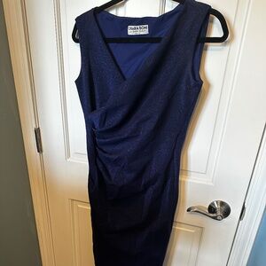 Chiara Boni - Blue Sparkle Cocktail Dress - Size 46 (Italy)